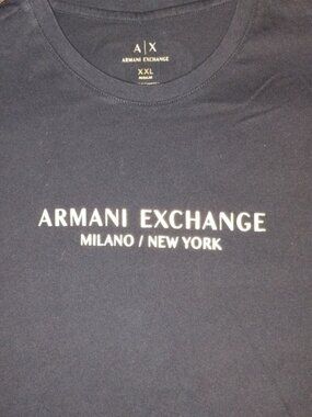 Authentic Armani Exchange Men's Graphic Logo T-Shirt